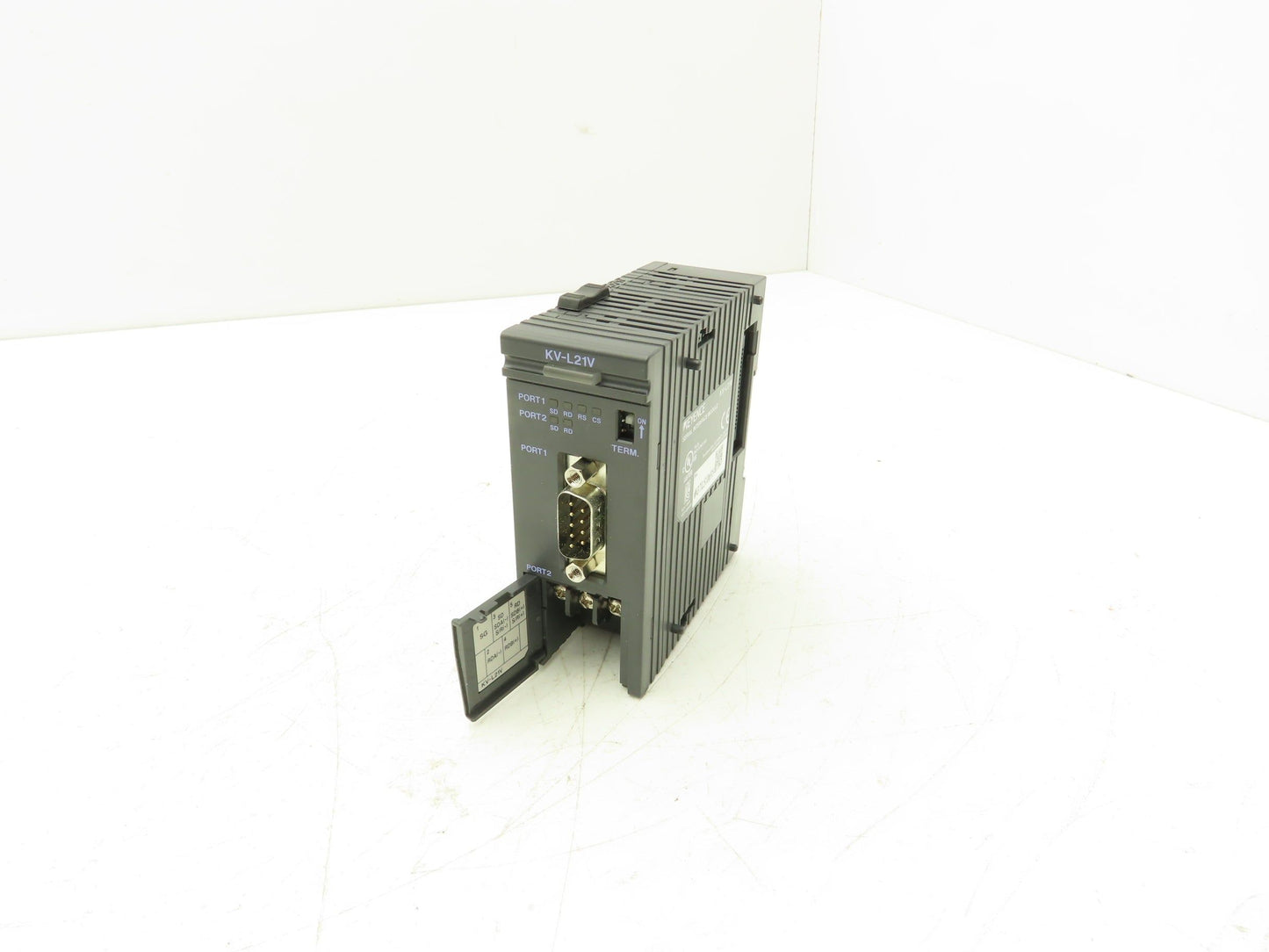 Keyence KV-L21V Serial Communication Unit RS-232C/RS-422A/RS-485 230.4kbps