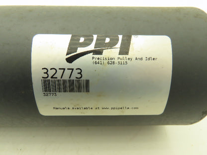 PPI 4"x 27" Return Idler Conveyor Belt Pulley Bracket Mount