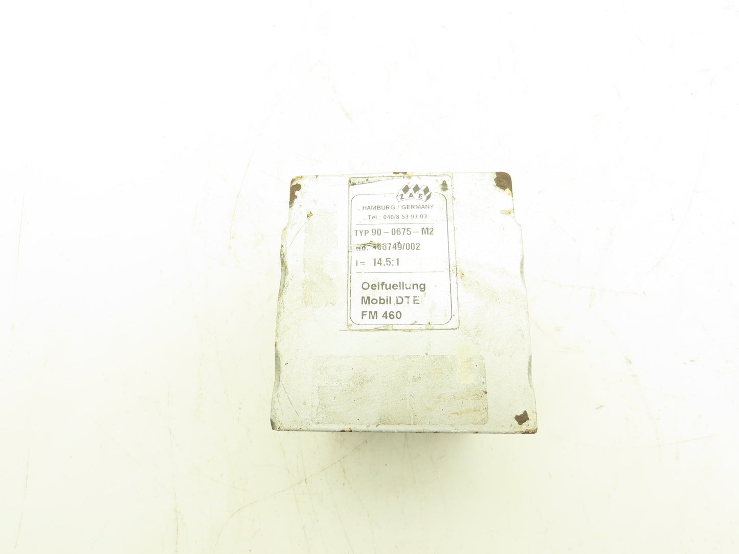 ZAE M040B Worm Gearbox 14.5:1 Reducer Hollow Shaft IEC 56 Frame 90-0675-M2