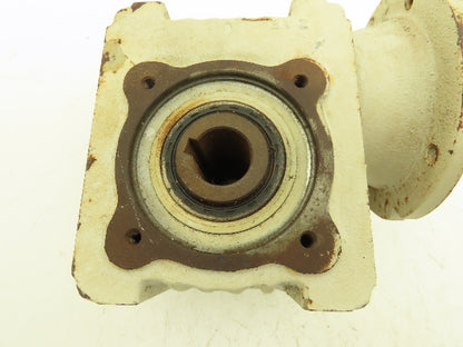 ZAE M 040 B Worm Gearbox Reducer 9.75:1 Ratio Hollow Shaft IEC 56 Frame