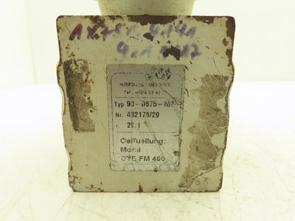 ZAE M040B Worm Gearbox Reducer 29:1 Ratio Hollow Shaft IEC 56 Frame 90-0675-M2