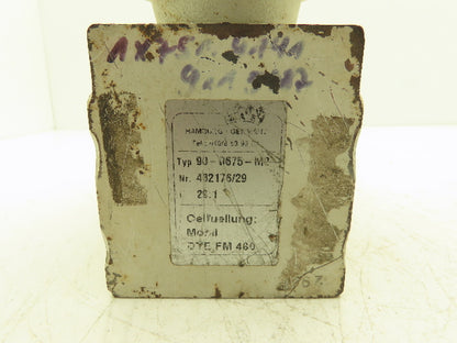 ZAE M040B Worm Gearbox Reducer 29:1 Ratio Hollow Shaft IEC 56 Frame 90-0675-M2