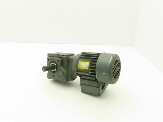 Flender CA10-G56M2 Gearmotor 15:1 Ratio 0.12kW 220rpm 230/460VAC 3Ph LH Output