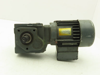 Flender CA10-G56M2 Gearmotor 15:1 Ratio 0.12kW 220rpm 230/460VAC 3Ph LH Output