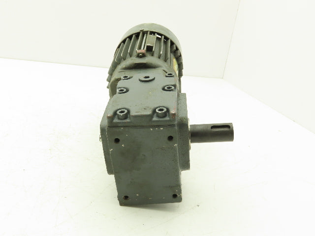 Flender CA10-G56M2 Gearmotor 15:1 Ratio 0.12kW 220rpm 230/460VAC 3Ph LH Output