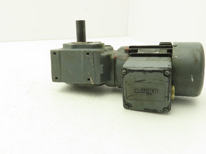 Flender CA10-G56M2 Gearmotor 15:1 Ratio 0.12kW 220rpm 230/460VAC 3Ph LH Output