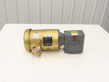 Boston Gear Baldor CF72160ZB5GR0 Gearmotor 60:1 Ratio 1/2Hp 29rpm 460V 3Ph LH
