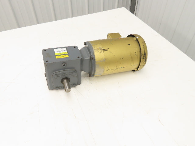 Boston Gear Baldor CF72160ZB5GR0 Gearmotor 60:1 Ratio 1/2Hp 29rpm 460V 3Ph LH