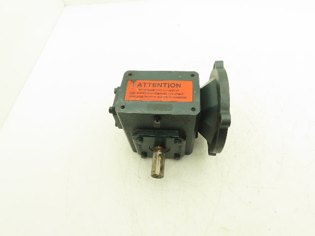 Grove Gear Flexaline BMQ1175-2 Worm Gearbox 20:1 Reducer .83Hp 88rpm LH 56C