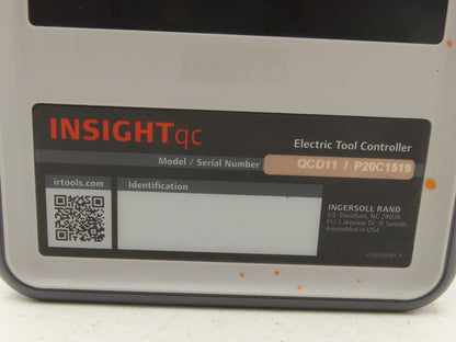 Ingersoll Rand INSIGHTqc Electric Tool Controller 230/120VAC 8/16A 60Hz