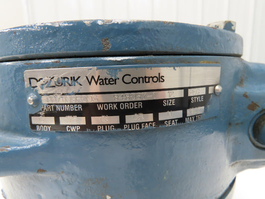DeZurik Water Controls Style PEC Plug Valve Actuator Manual Gear Operator 2-1/4"
