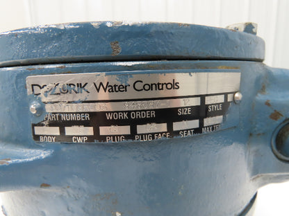 DeZurik Water Controls Style PEC Plug Valve Actuator Manual Gear Operator 2-1/4"
