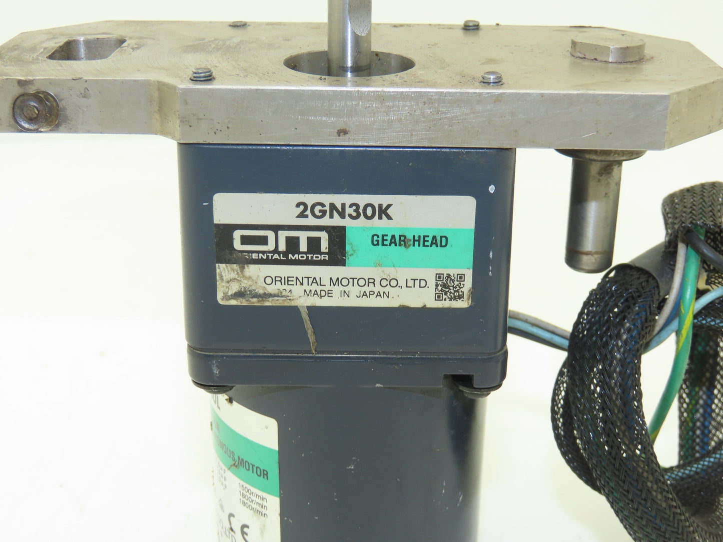 Oriental Motor 2SK4GN-AUL 2GN30K Inline Gearmotor 30:1 Ratio 4W 60rpm 120V