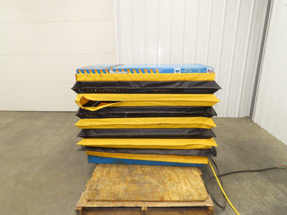 Bishamon Optimus Hydraulic Lift Table 2500lbs 36" Travel 24x48" Top 3Ph
