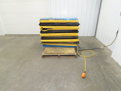 Bishamon Optimus Hydraulic Lift Table 2500lbs 36" Travel 24x48" Top 3Ph