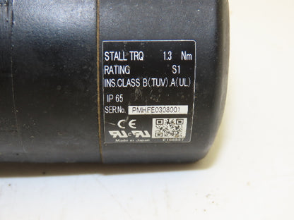 GE Fanuc IC800SLM040N2KE25B AC Servo Motor SL Series 0.4kW 3000rpm 106vac 3ph