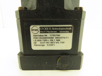 Stober P301SGN0030M Planetary Gearbox 3:1 Reducer 1000rpm