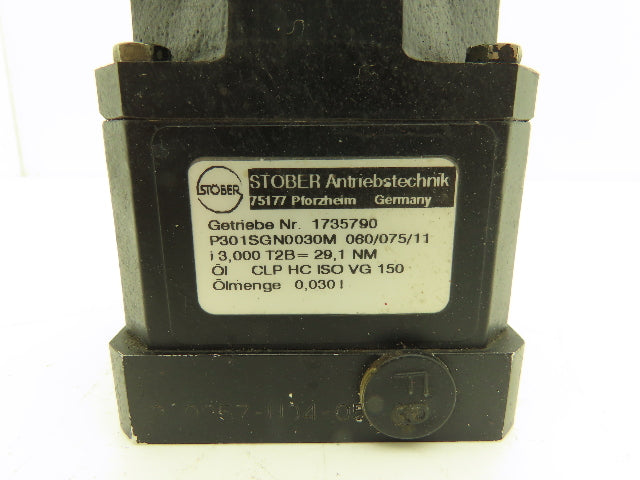 Stober P301SGN0030M Planetary Gearbox 3:1 Reducer 1000rpm