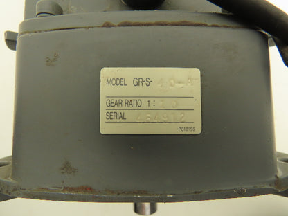Mitsubishi HA-FF43BG1 AC Gearmotor 10:1 Reducer 300rpm