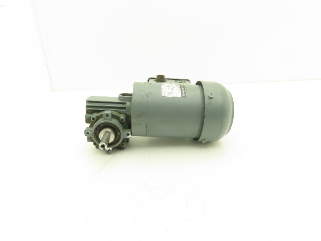 Bauer BS02-71V/D04LA4 AC Gearmotor 22:1 Reducer 74rpm 480v 3ph LH Output