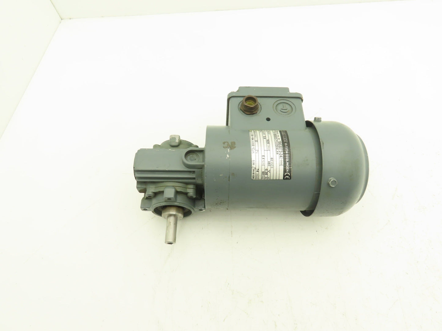 Bauer BS02-71V/D04LA4 AC Gearmotor 22:1 Reducer 74rpm 480v 3ph LH Output