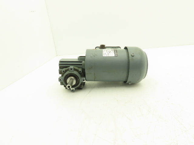 Bauer BS02-71V/D04LA4 AC Gearmotor 22:1 Reducer 74rpm 480v 3ph LH Output