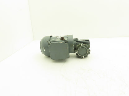 Bauer BS02-71V/D04LA4 AC Gearmotor 22:1 Reducer 74rpm 480v 3ph LH Output