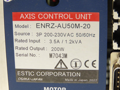 Estic ENRZ-AU50M-20 Axis Control Unit 3Ph 230v 200W