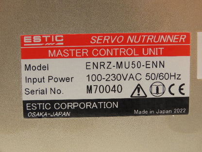 Estic ENRZ-MU50-ENN Servo Drive Nutrunner Master Control Unit V.2.18
