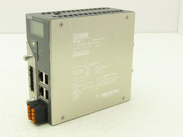 Phoenix Contact TC Extender 6004 ETH-2S Managed Ethernet Extender 30Mbps 4-Port