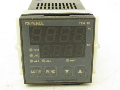 Keyence TF4-10 Temperature Controller 120/240VAC 1Ph In