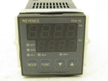 Keyence TF4-10 Temperature Controller 120/240VAC 1Ph In