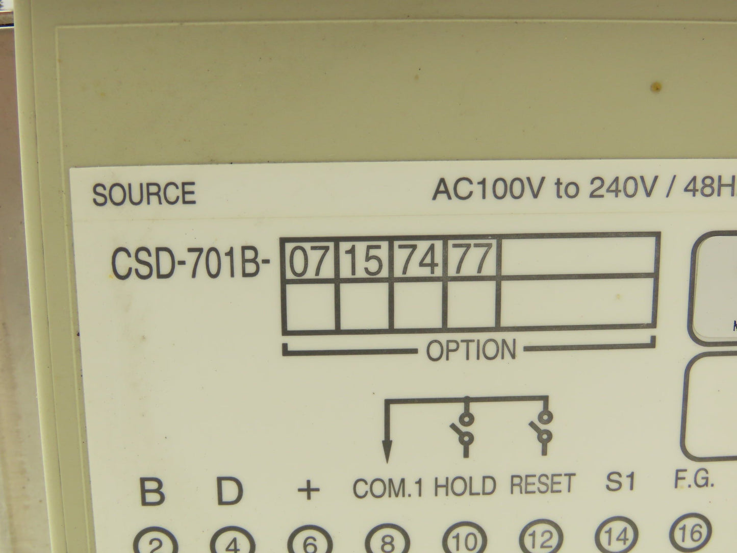 Minebea CSD-701B Digital Indicator For Strain Gauges