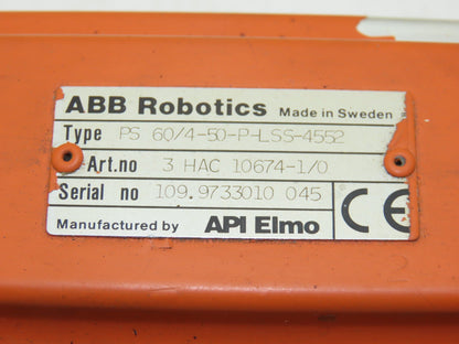 ABB Robotics PS 60/4-50-P-LSS-4552 AC Servo Motor with Encoder