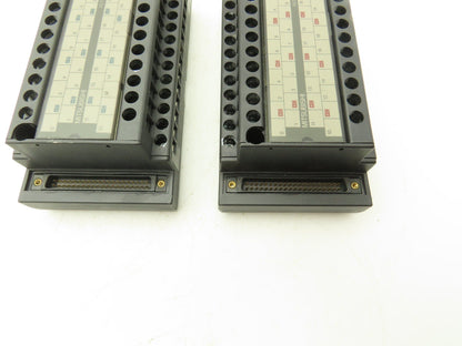 Mitsubishi Electric A6TBY54-E A6TBX54-E Terminal Block Input Output Lot of 4