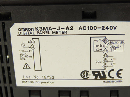Omron K3MA-J-A2 Digital Panel Meter