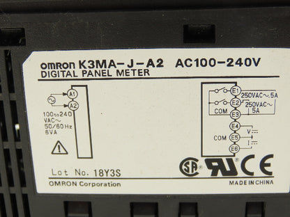 Omron K3MA-J-A2 Digital Panel Meter