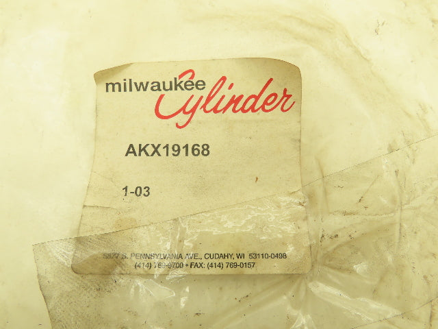 Milwaukee AKX19168 Cylinder Gasket Seal Repair Kit 8.000"x 9.000"