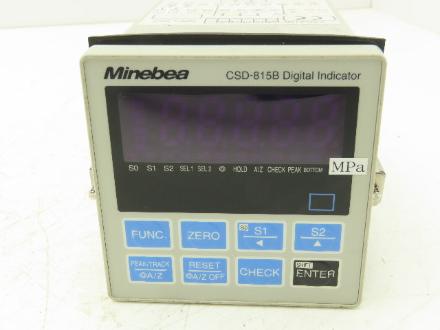 Minebea CSD-815B Digital Indicator For 96x96mm Strain Transducers CC-Link IP65