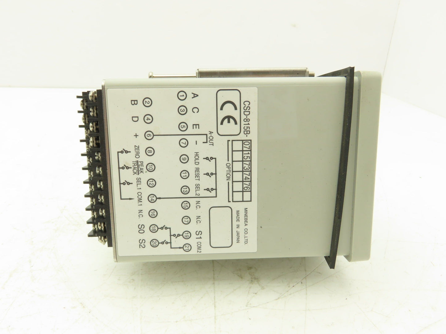 Minebea CSD-815B Digital Indicator For 96x96mm Strain Transducers CC-Link IP65