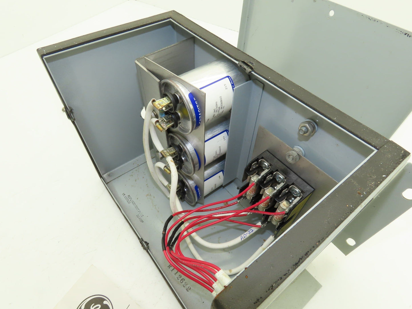 GE General Electric 65L805TE1 Dielektrol VI Enclosed Capacitor 4 Kvar 480V 3PH