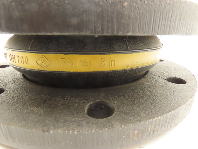 Garlock ERV DN200 8" Flanged Rubber Expansion Joint PN16 8-Bolt