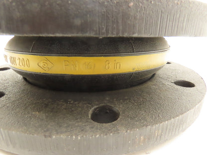 Garlock ERV DN200 8" Flanged Rubber Expansion Joint PN16 8-Bolt