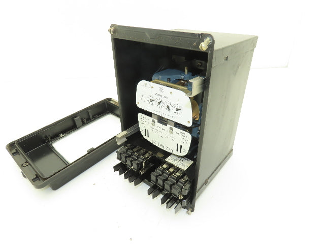 Westinghouse 64190770/246C715G01 D4B-2F Two Stator Watthour Meter Kilowatthours