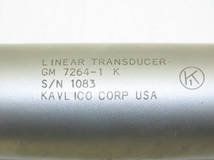 Kavlico GM 7264-1 K Linear Transducer Sensor 9" Range 5 Pin Connection