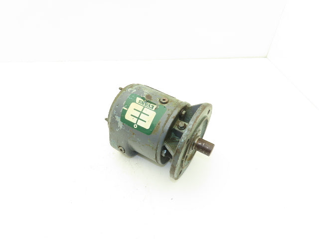 Eurodrive Inc. RF40DT71K4BH Inline Worm Gearbox 14:1 Ratio 0.2Hp 121rpm