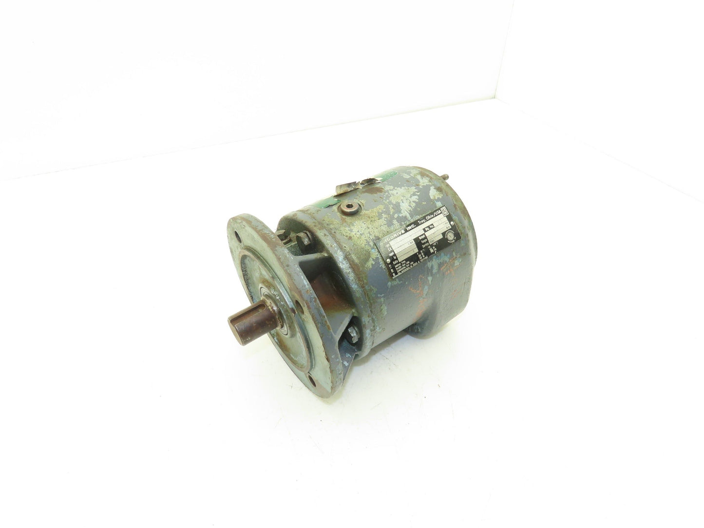 Eurodrive Inc. RF40DT71K4BH Inline Worm Gearbox 14:1 Ratio 0.2Hp 121rpm