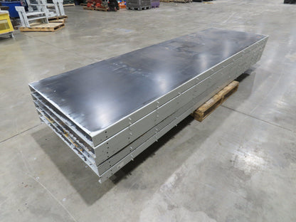 Hytrol FXG Belt Conveyor 43"x 60' White Slider Bed 12' Sections  -No Drive