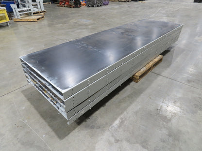 Hytrol FXG Belt Conveyor 43"x 60' White Slider Bed 12' Sections  -No Drive