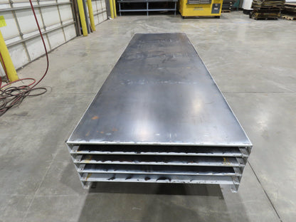 Hytrol FXG Belt Conveyor 43"x 60' White Slider Bed 12' Sections  -No Drive